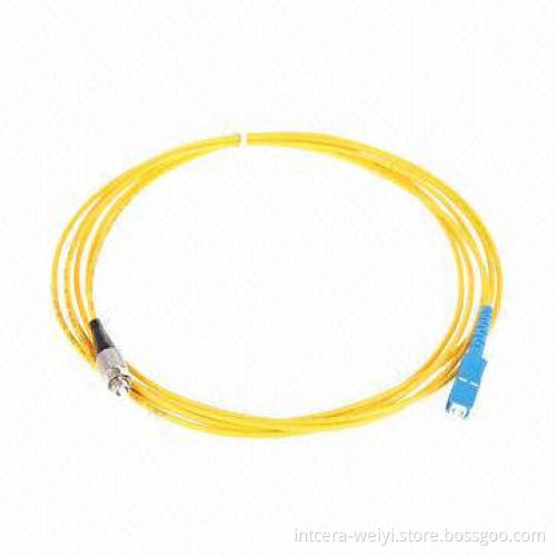 FC/PC-SC/PC SM SX Fiber Optic Patch Cord with Low IL and High RL, Cable Meters Optional